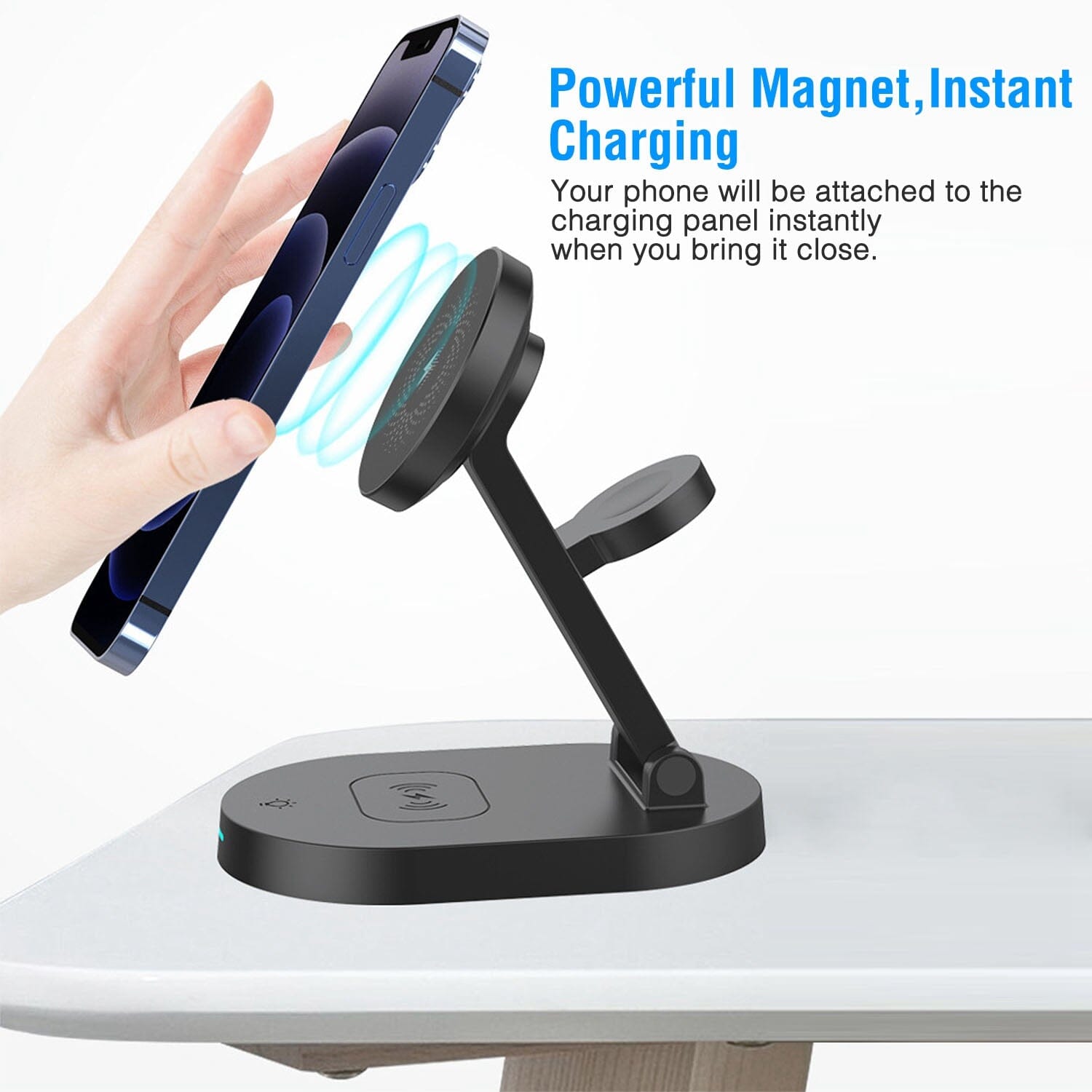 4-in-1 15W Foldable Magnetic Wireless Charging Station Cheap Sale Cheap