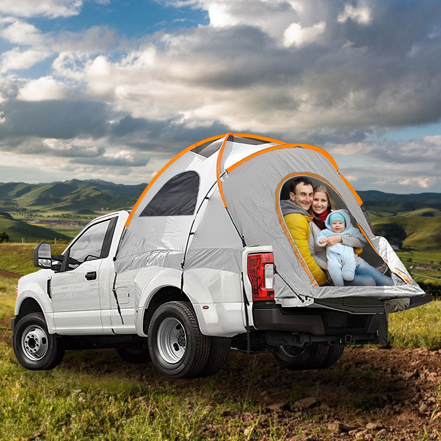 Truck Bed Tent Waterproof Windproof Pickup Truck Tent with Carry Bag Clearance Online Online