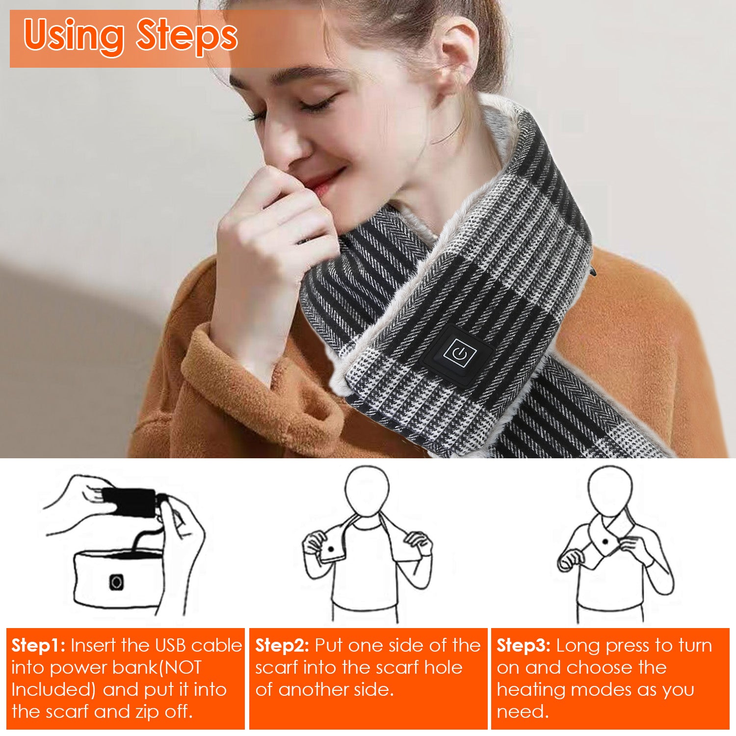 Electric Heated Scarf Wholesale Pice Cheap Pice