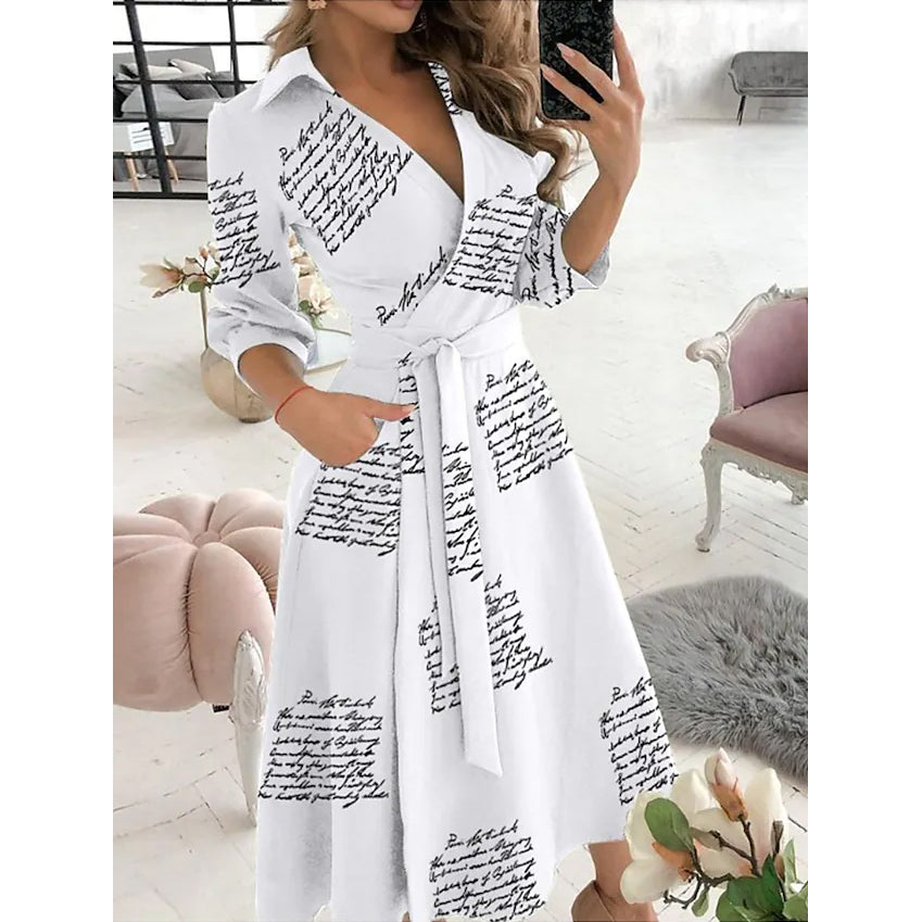 Women's A Line Dress Fashionable Cheap Online