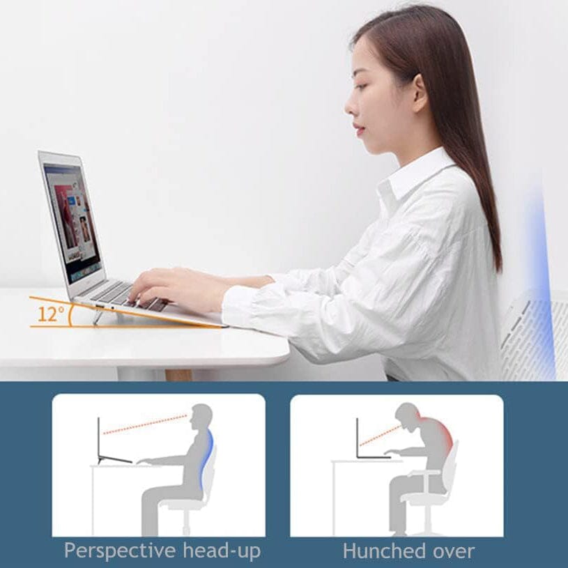 2-Pieces: Adjustable Invisible Notebook Computer Support Bracket Sale Supply