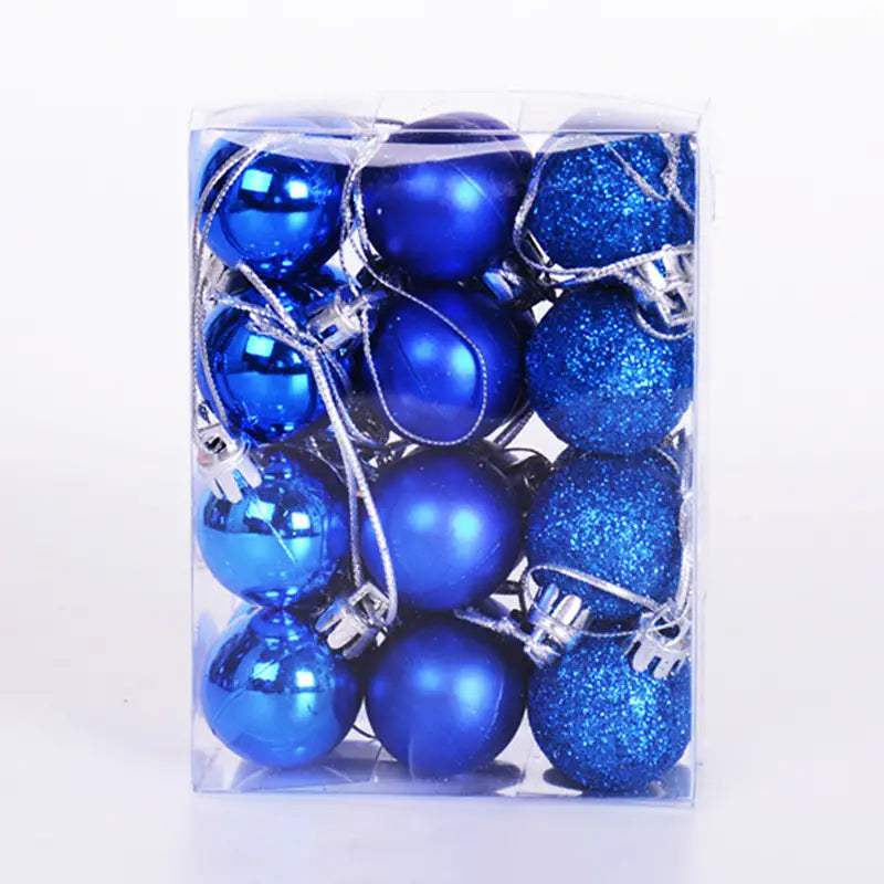 24-Pieces: Sparkling Christmas Balls Buy Cheap Free Shipping