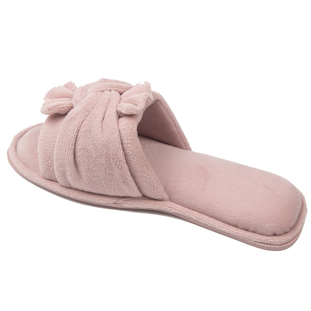 Roxoni Women's Indoor Twist Ribbon Plus Open Toe House Slippers Free Shipping Comfortable