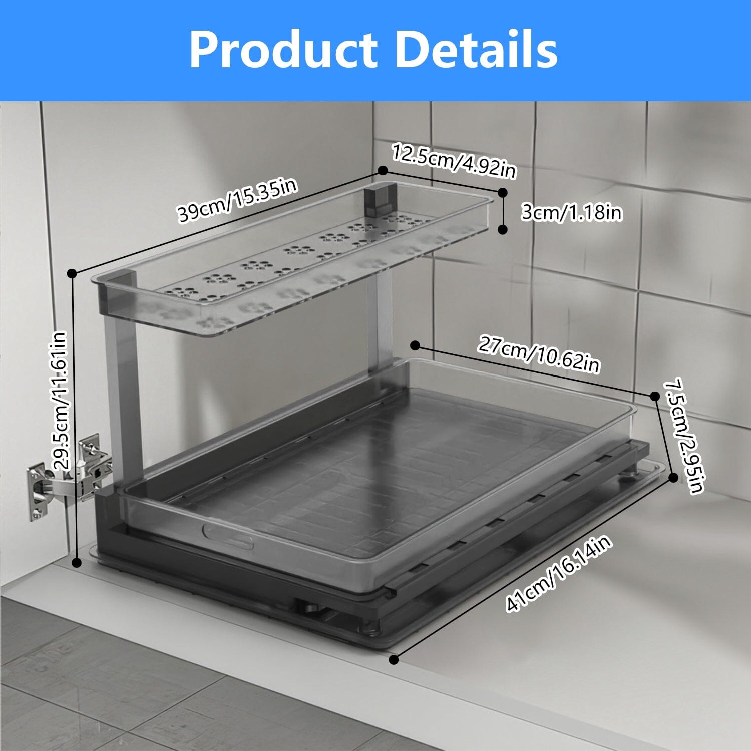 2-Tier Pull Out Under Sink Organizer The Cheapest Cheap Online