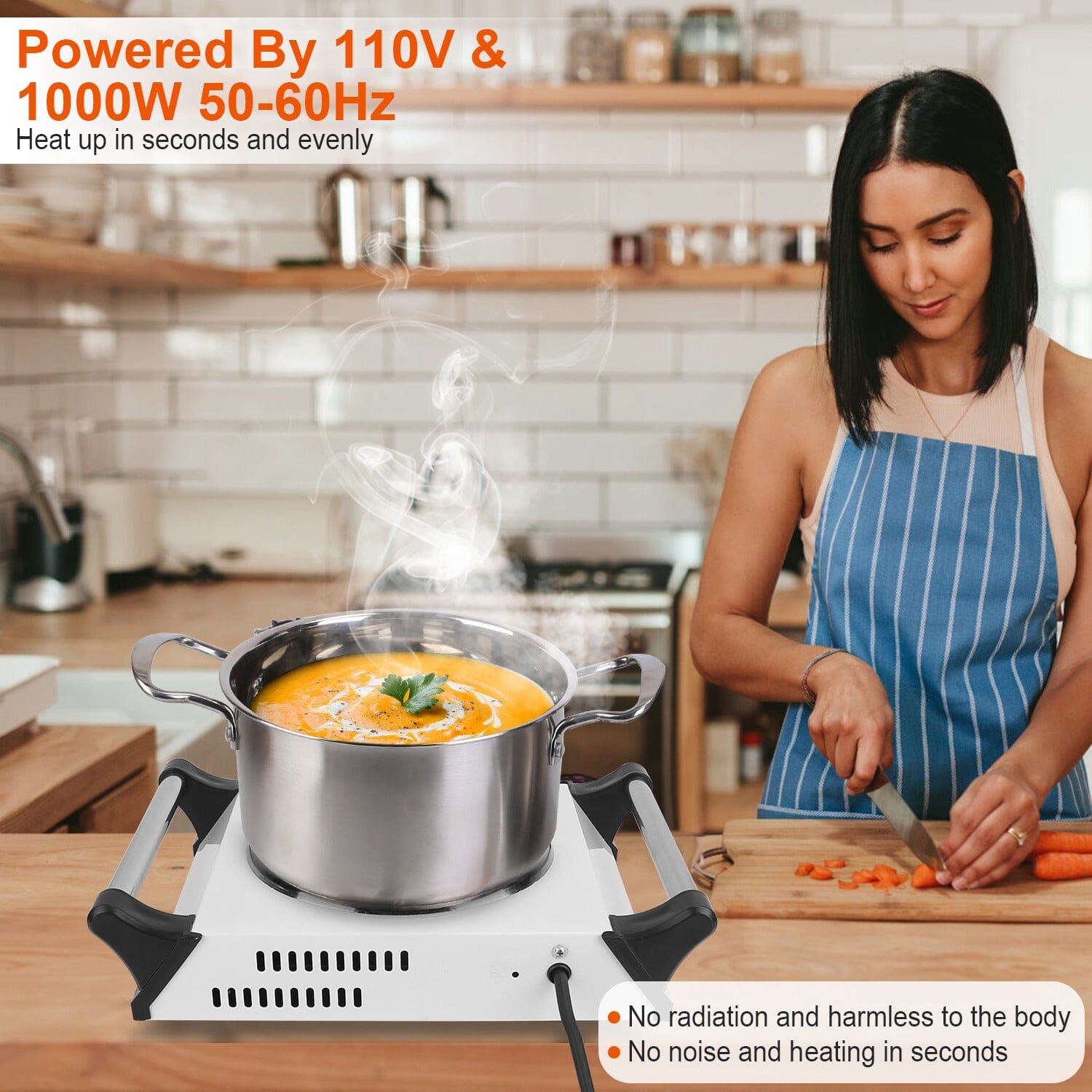 1000W Electric Burner Portable Coil Heating Hot Plate Stove Countertop Online Online With Mastercard