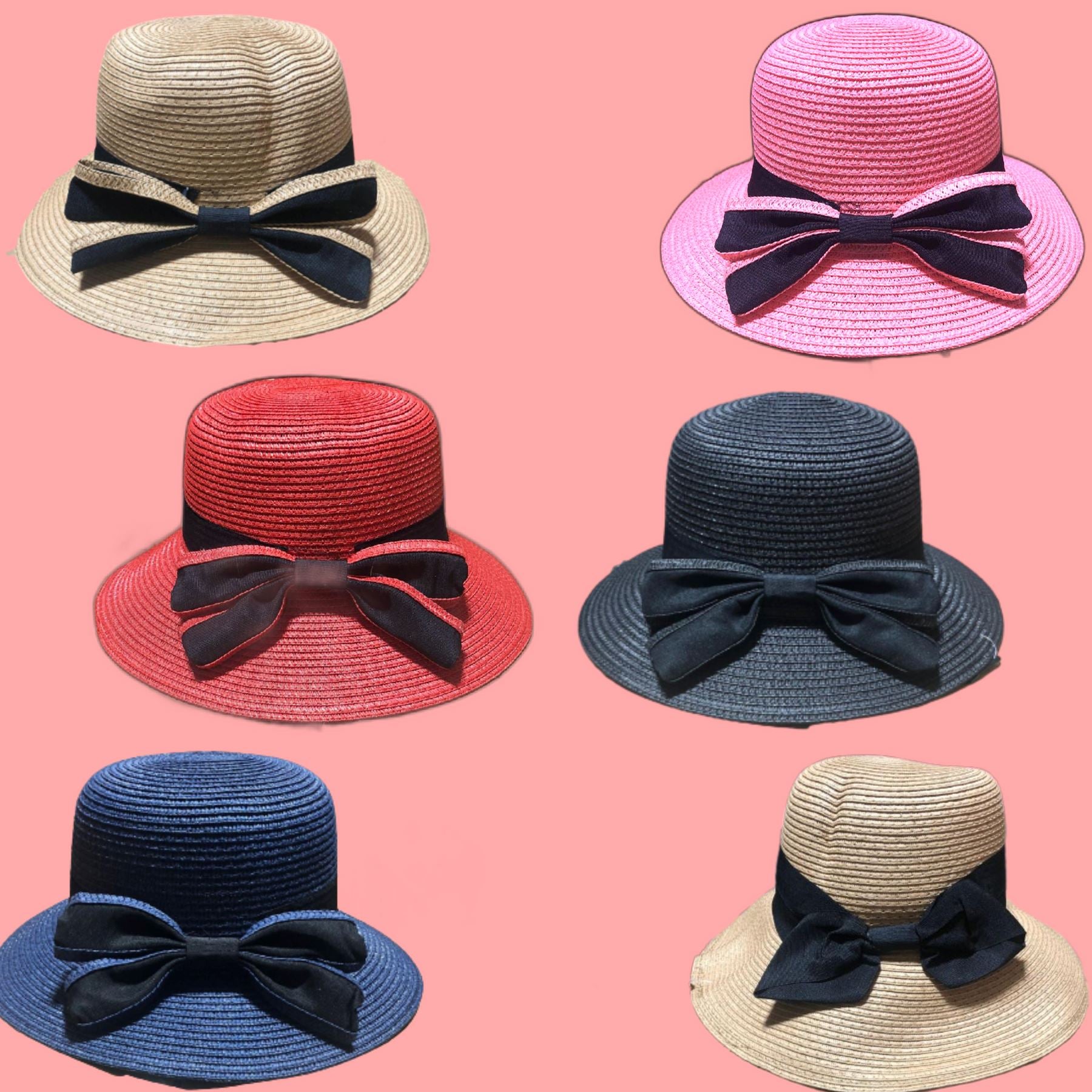 Lulu & Lilo Women's Sun Hat With Bowtie Ribbon Collection Latest Collections Sale Online