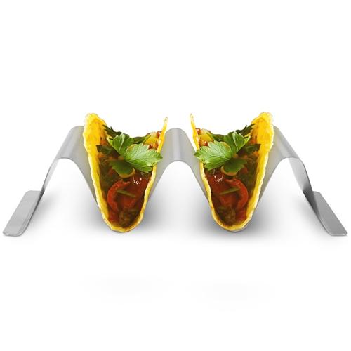 6-Piece: Stainless Steel Taco Holders Discount