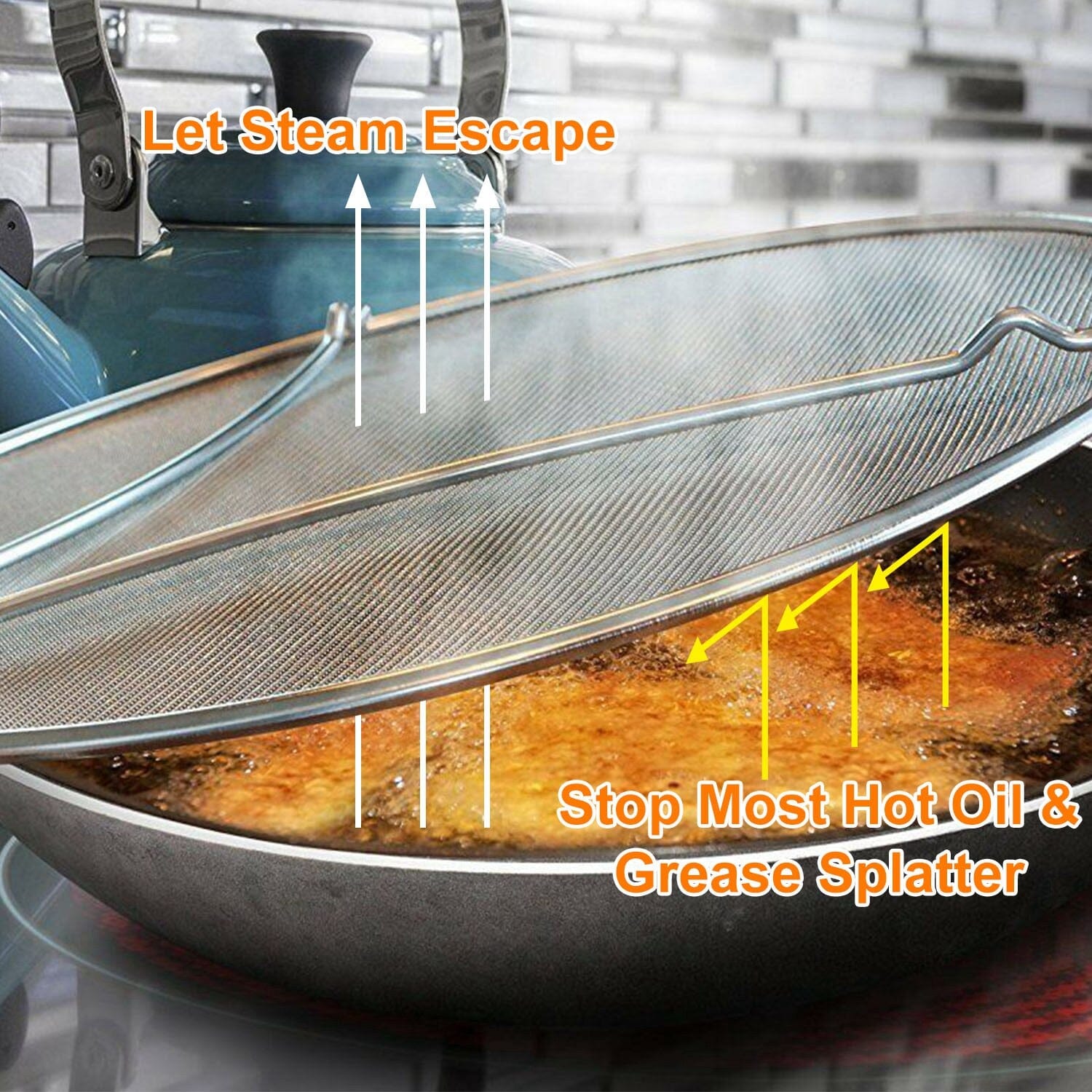 13-Inch Stainless Steel Grease Splatter Screen Sale Recommend