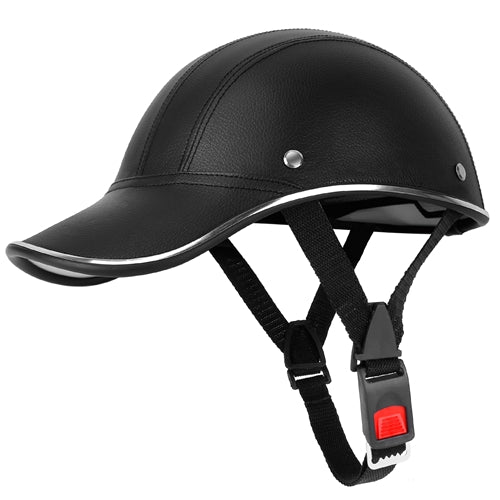 Baseball Cap Anti-UV Cycling Motorcycle Hat Leather Helmet Cost For Sale