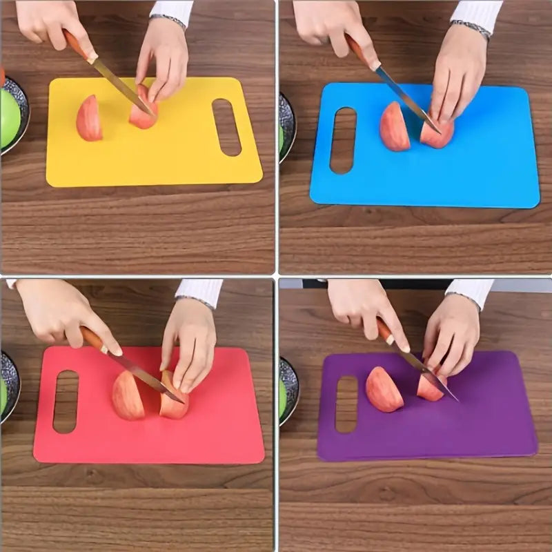 3-Piece Set: Plastic Cutting Board Foods Classification Boards Cheap Sale Fashionable
