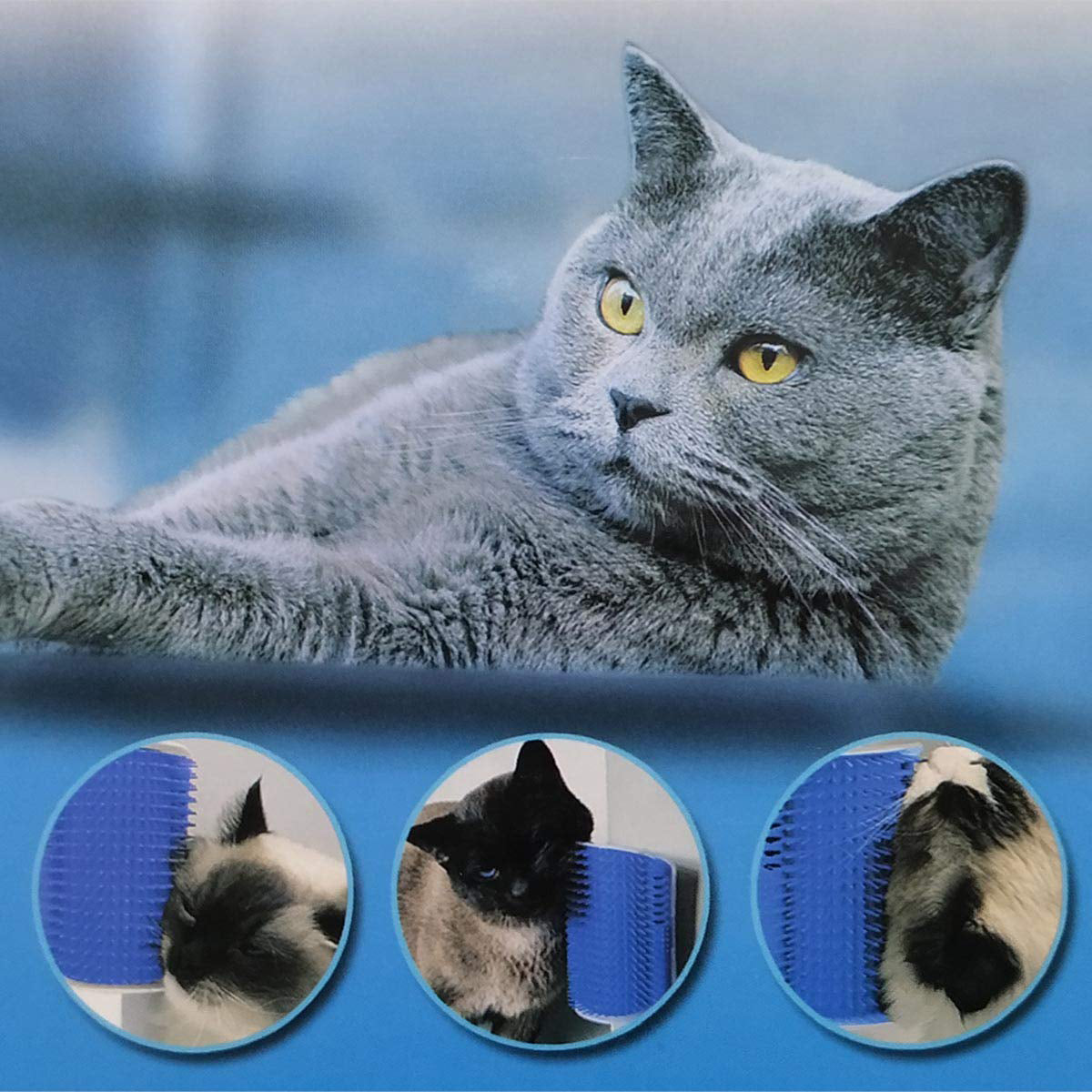 2-Pack: Soft Cat Corner Self Groomer Brush Cheap Manchester