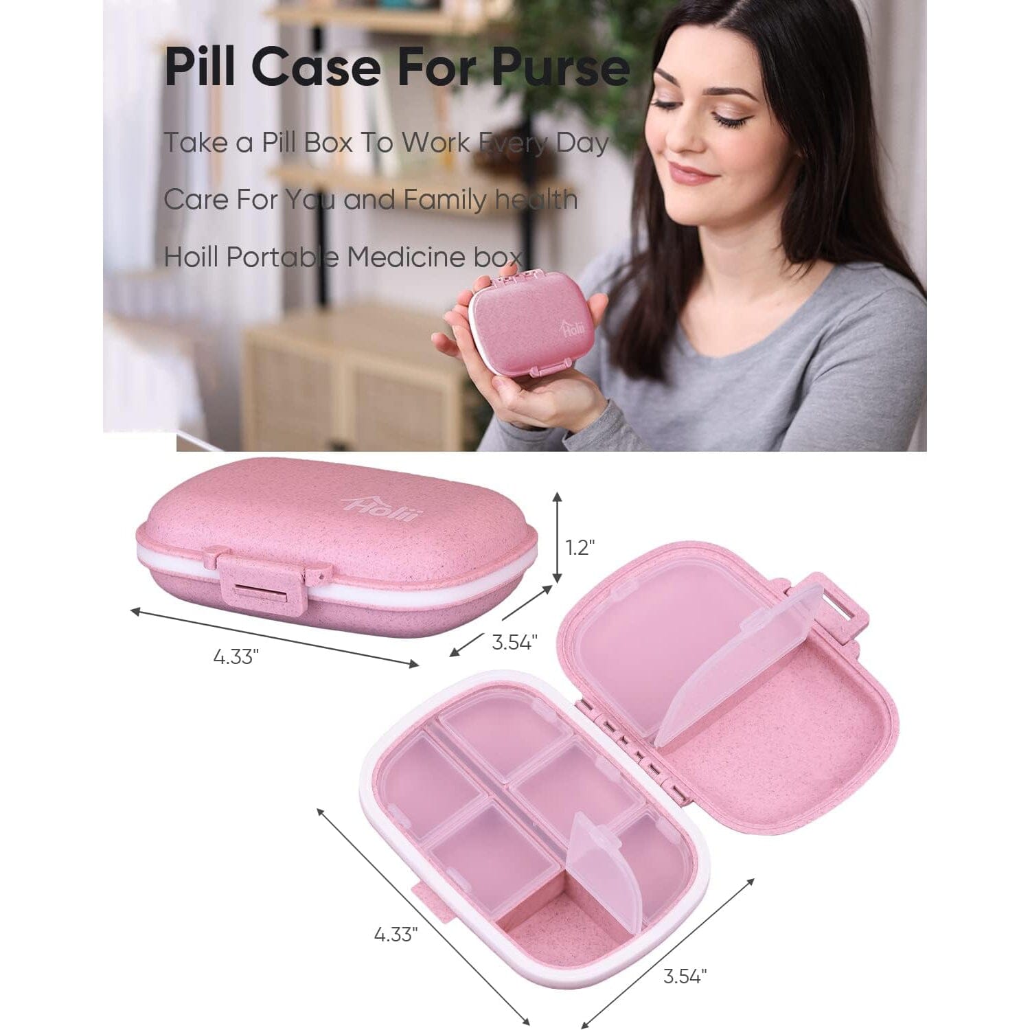 8 Compartments Travel Pill Organizer For Sale For Sale