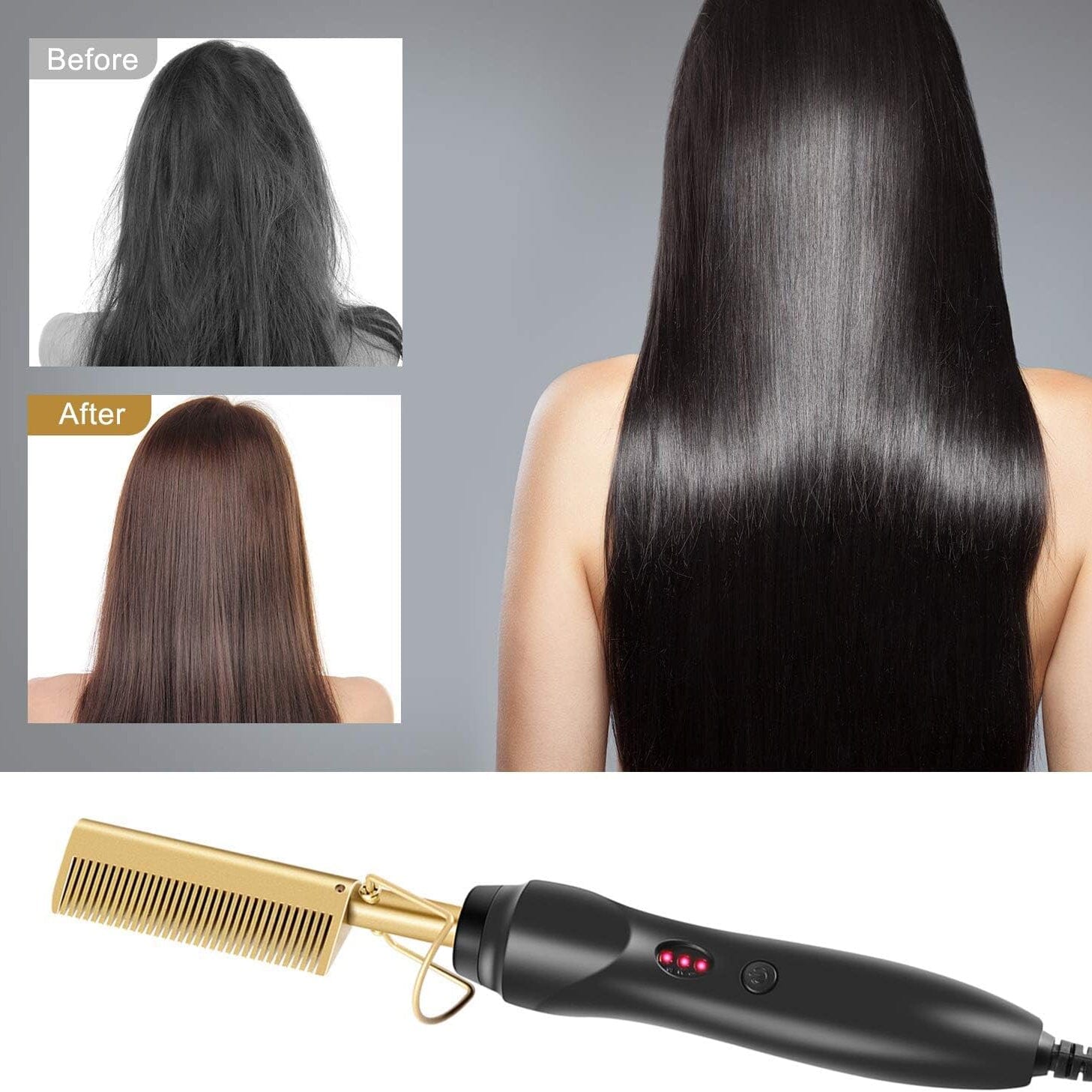 Hot Comb Hair Straightener Comb New Arrival