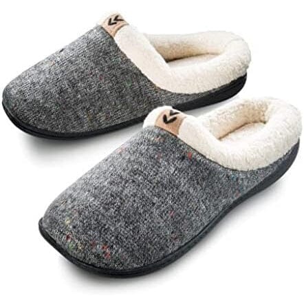 Roxoni Women's Sweater Knit Fleece Lined Clog Slippers Warm House Shoe Latest Cheap Online