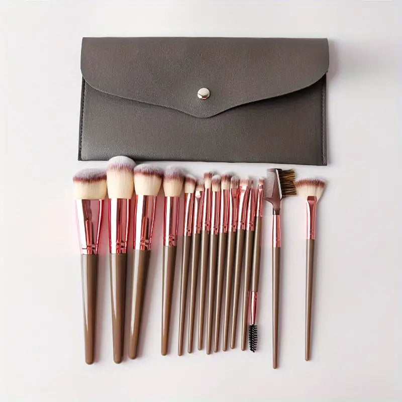 15-Pieces Set: Professional Makeup Brush Free Shipping Good Selling