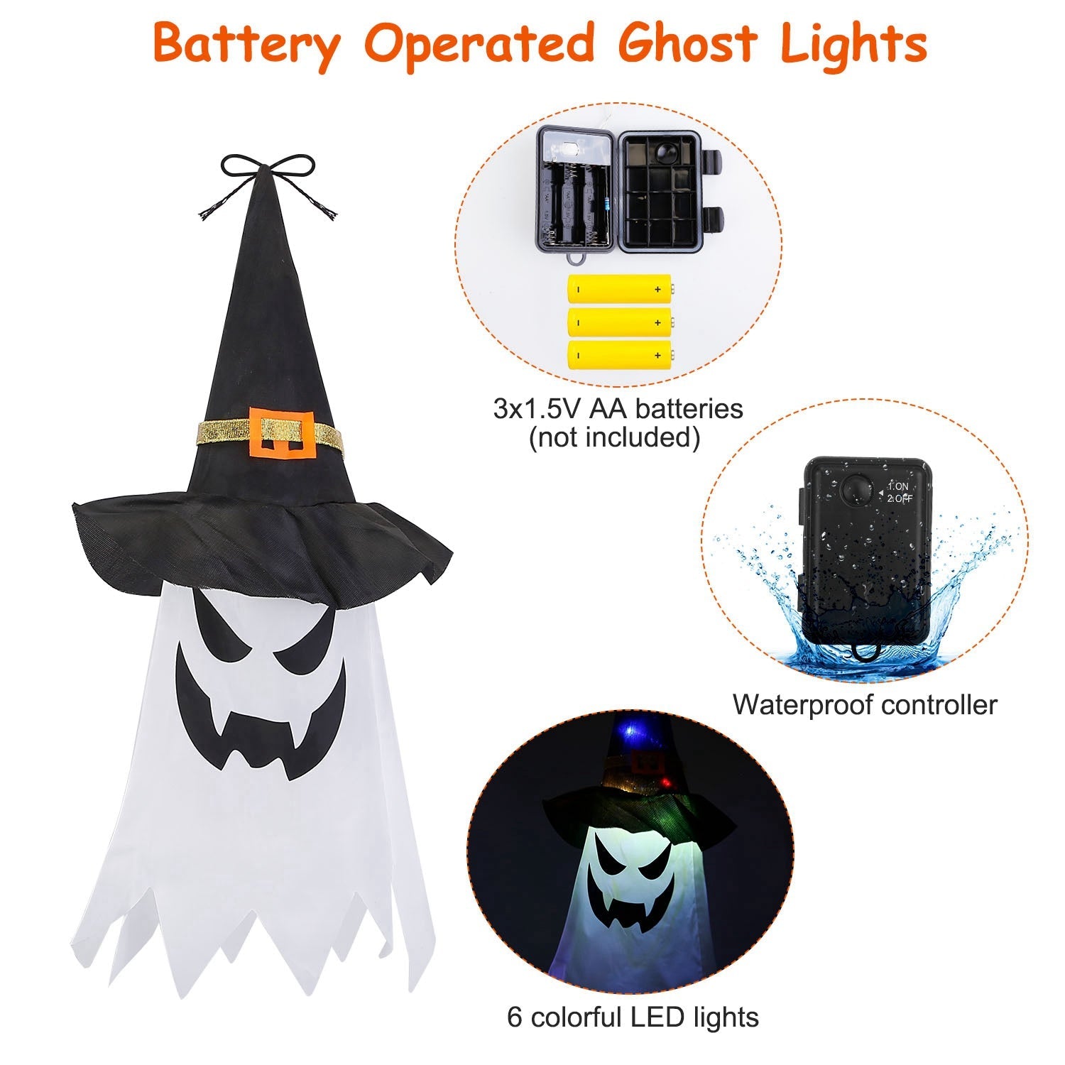 Halloween Ghost Witch Hat Hanging Light Lantern Buy Cheap Best Wholesale