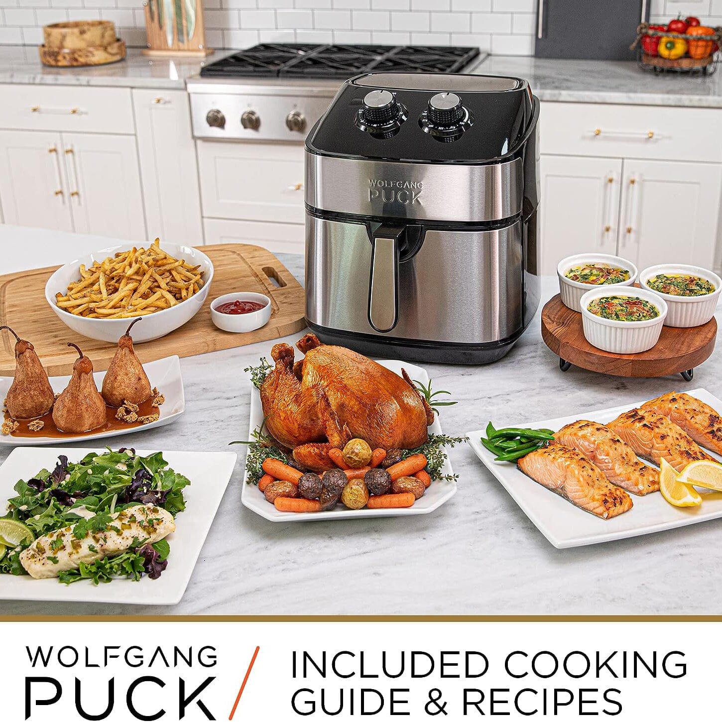 Wolfgang Puck 9.7QT Stainless Steel Air Fryer Wide Range Of Sale Online