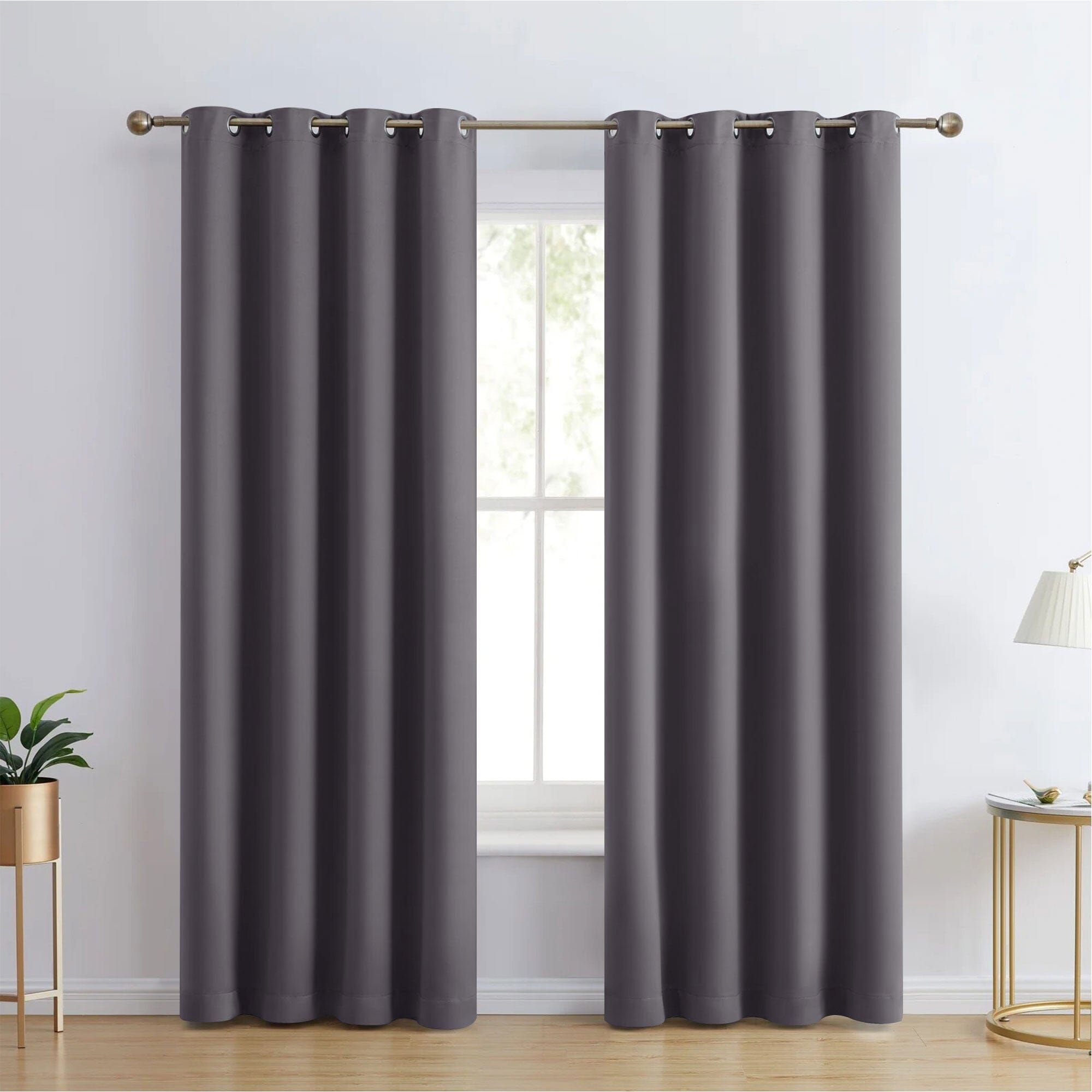 2-Piece Set: Blackout Curtains Double Panel Thermal Insulated Room Darkening Curtain Pair Grommet Top Design Cheap Sale Outlet Locations
