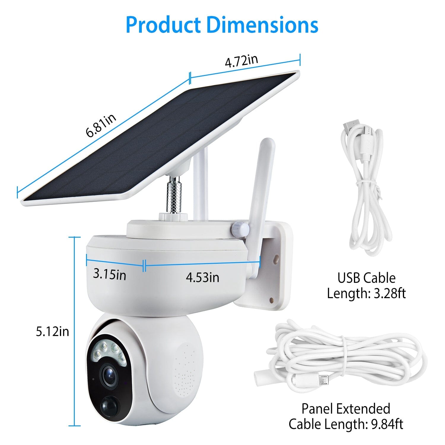 2.4G Wifi Solar Wireless 1080P Surveillance Camera with Flood Light Night Vision Sale Reliable