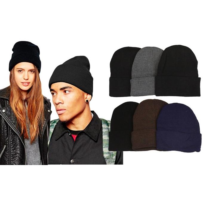 6-Pack: ToBeInStyle Unisex Warm Double-Layered Beanies Cheap Sale Outlet Locations