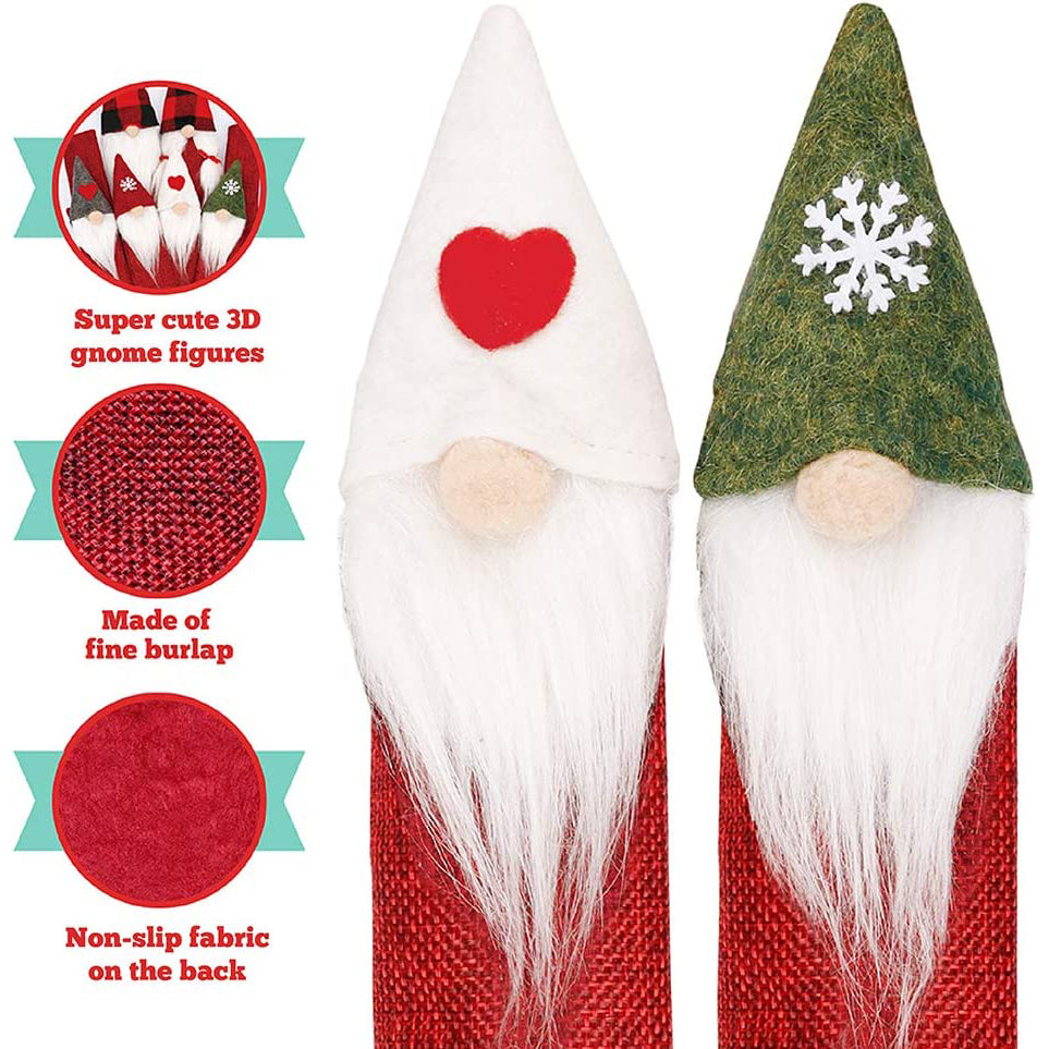 8-Piece: Gnome Christmas Refrigerator Handle Covers Set Footaction Online