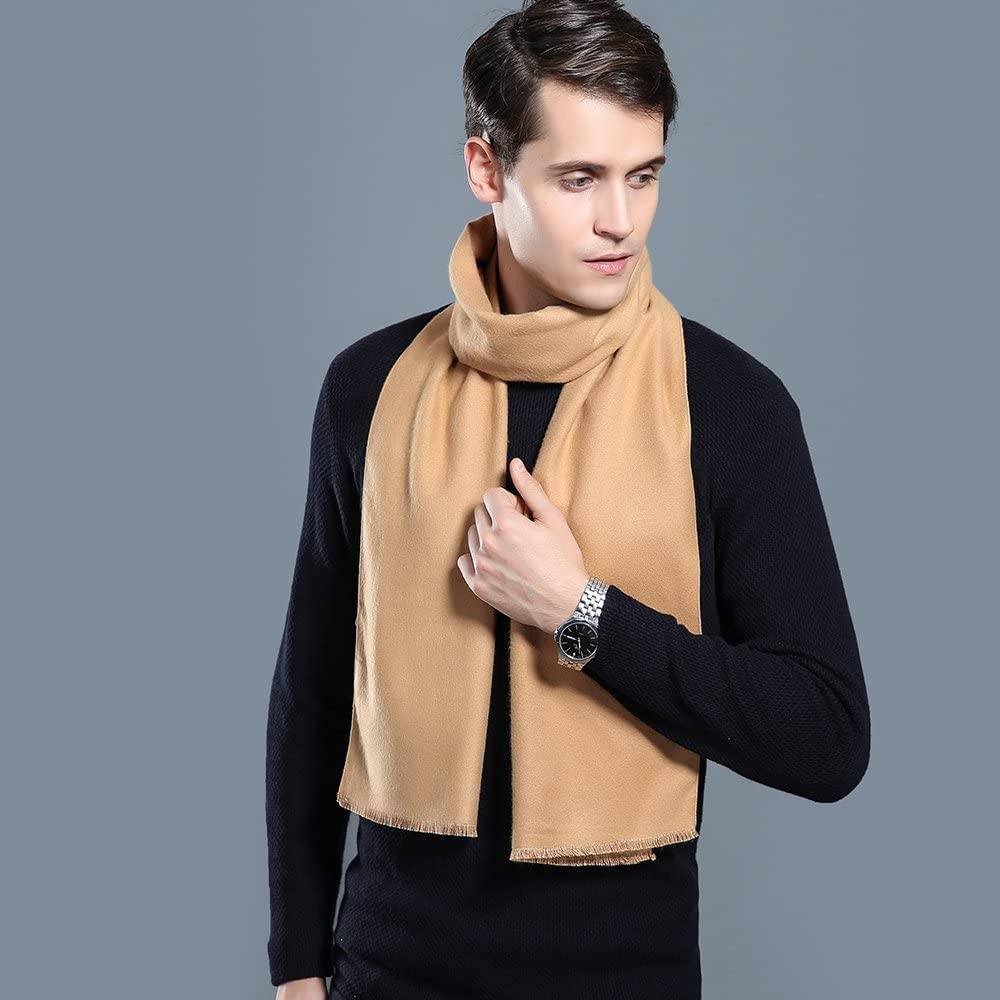 Ohayomi Mens Winter Cashmere Fashion Formal Soft Scarves Outlet Looking For