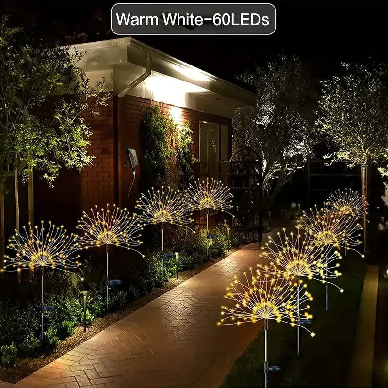 Outdoor Solar Garden Lights with 8 Lighting Modes Cheap Sale Footaction