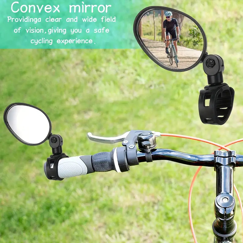 2-Piece: 360° Adjustable Rotatable Handlebar Mirror - Wide Angle Bicycle Mirror Buy Cheap Official Site