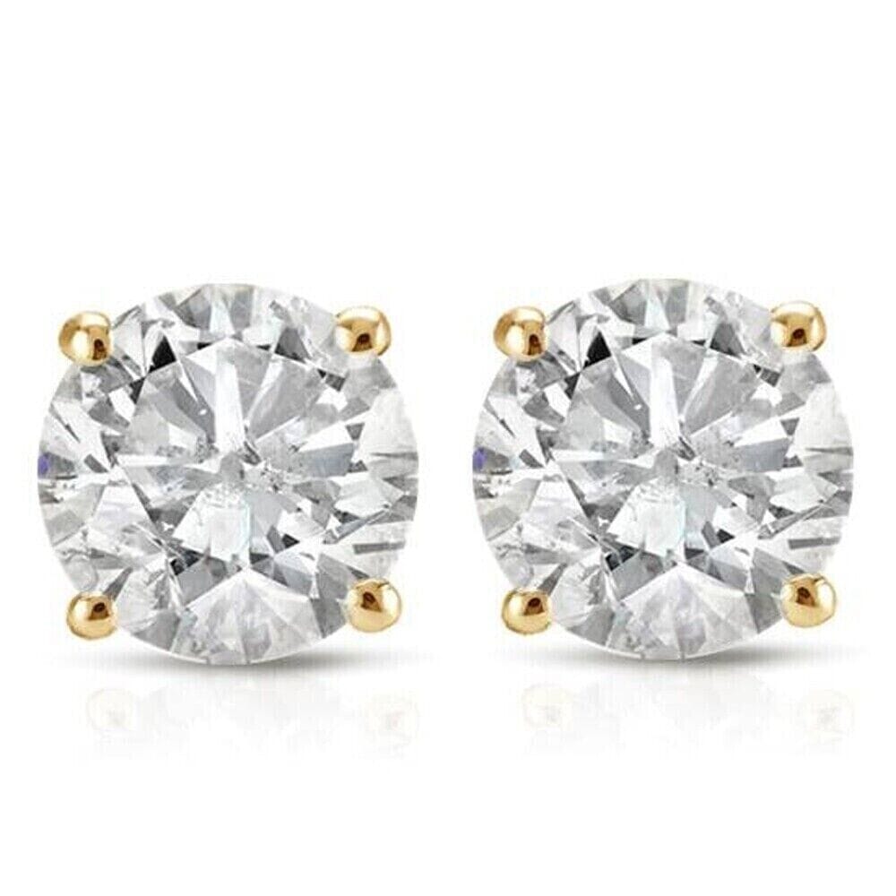 0.25 Ct T.W. Natural Diamond Studs in 14k White or Yellow Gold Sale Official