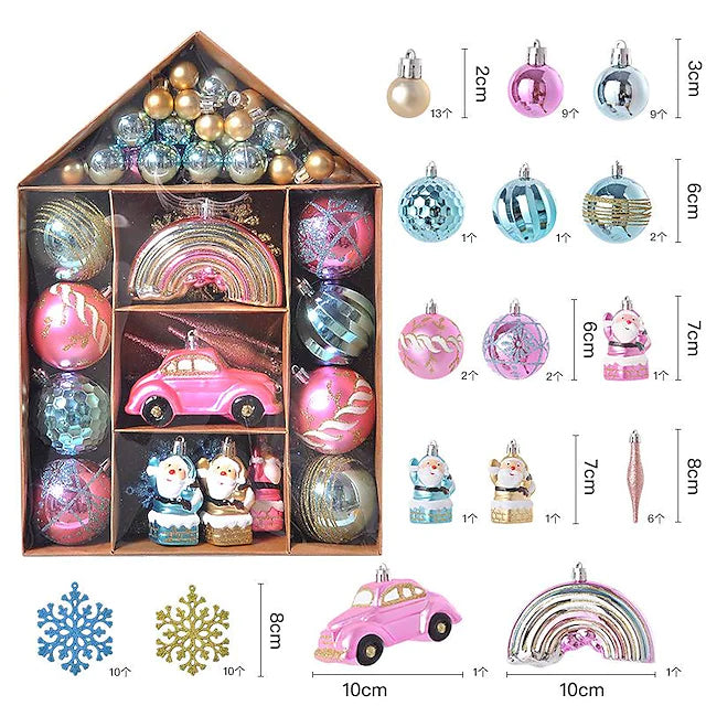 70-Pieces Set: Christmas Tree Decorations Christmas Ball Get To Buy For Sale