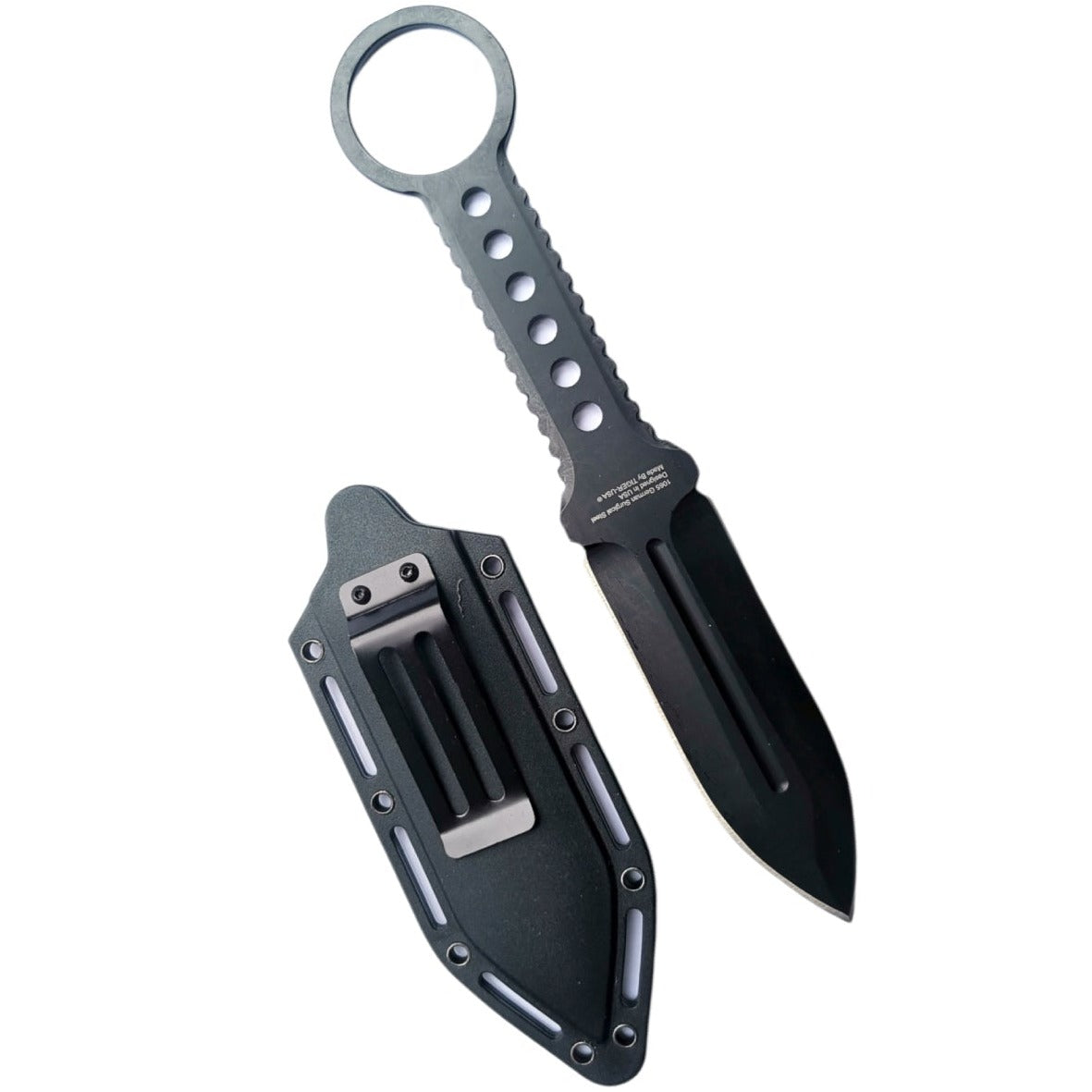 Double Edge Boot Knife Full Tang with Clip Cheap Countdown Package