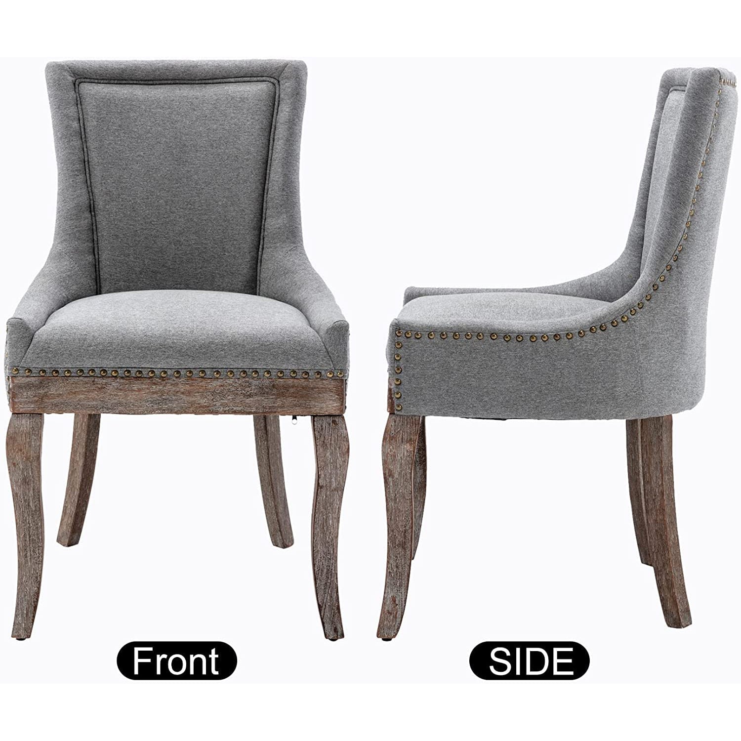 2-Pack: Fabric Upholstered Side Chairs Set Sale Finishline