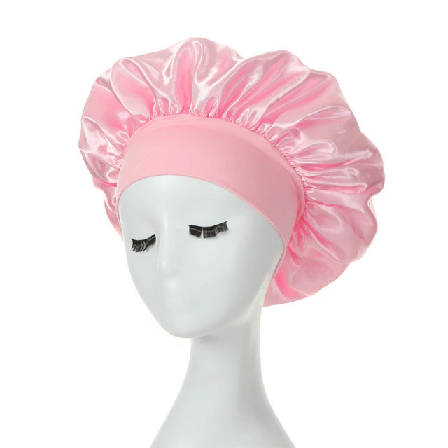 2-Pack: Satin Sleep Bonnet for Curly Hair Clearance Ebay