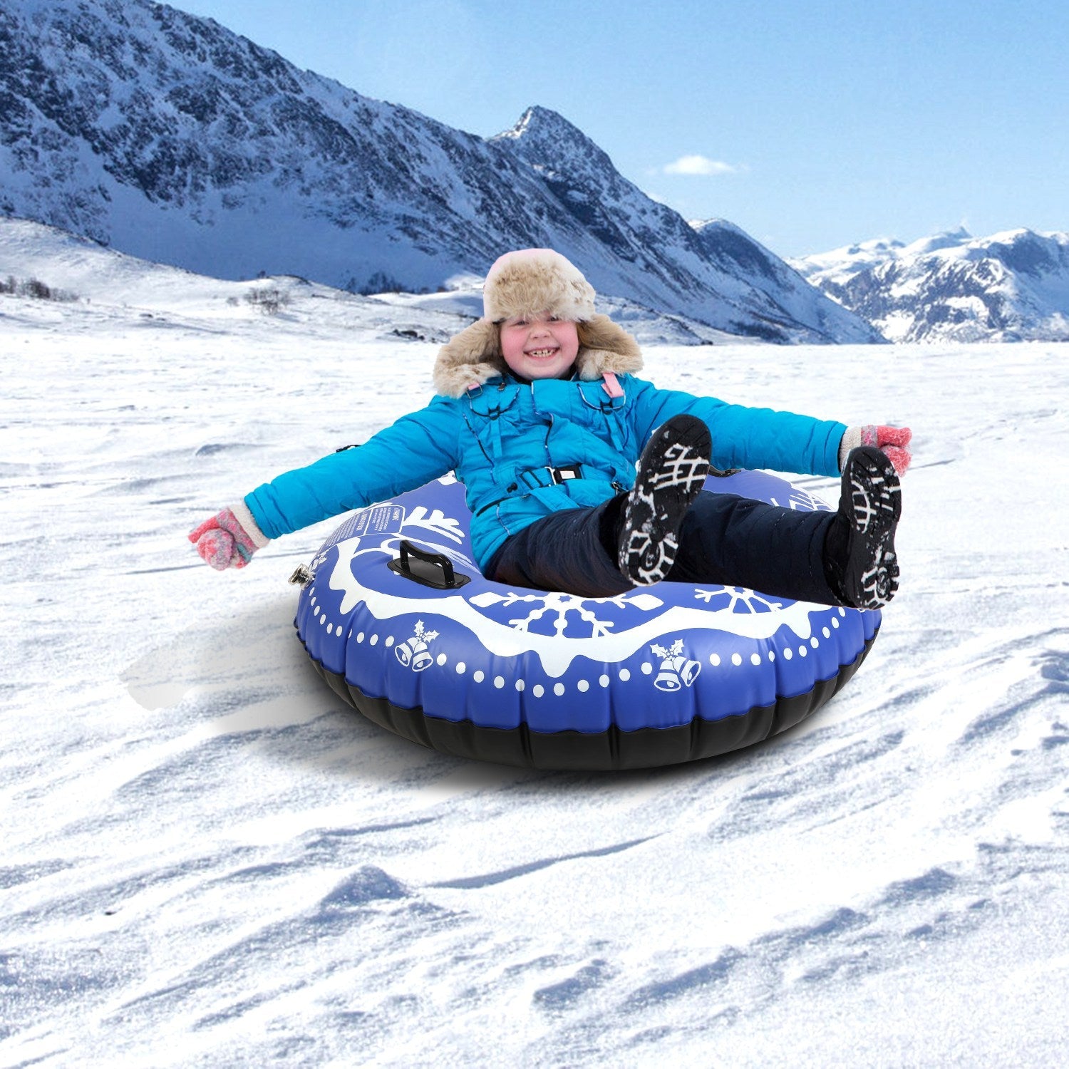 47-Inch Inflatable Snow Tube Cheap Nicekicks