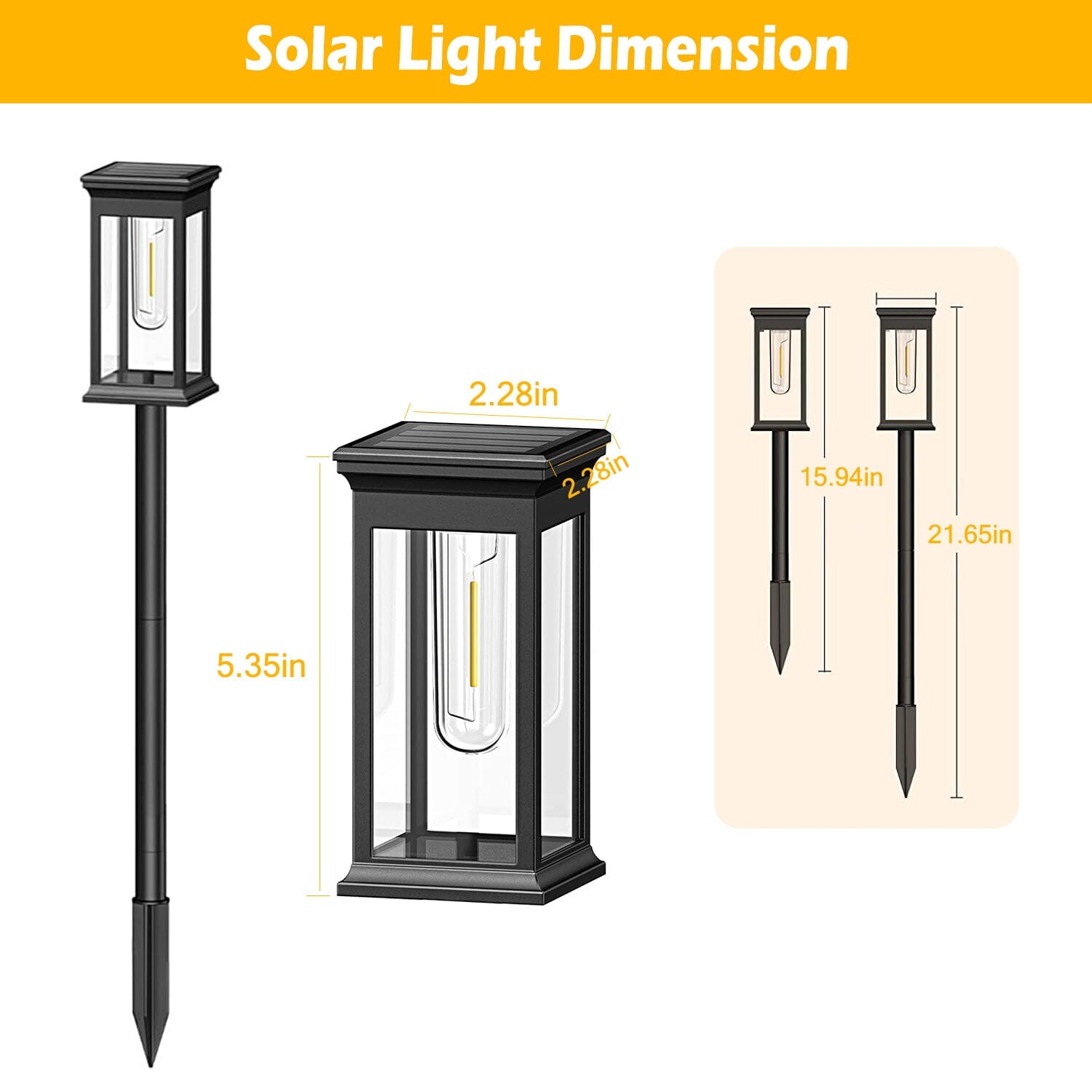 6-Pack: Solar Powered Stake Light IP65 Waterproof Auto On Off Many Kinds Of Cheap Pice