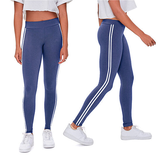 4-Pack: Women's Ultra-Soft Striped Yoga Leggings Discount Cheap Online