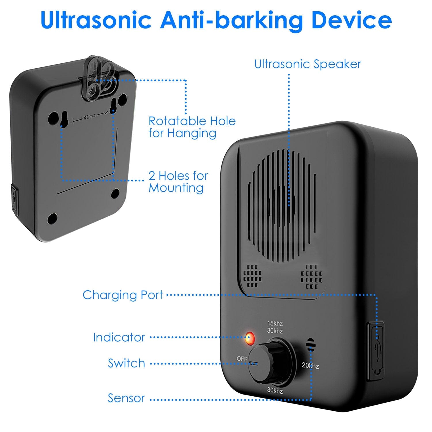 Ultrasonic Anti-Barking Device Clearance Cheapest Pice