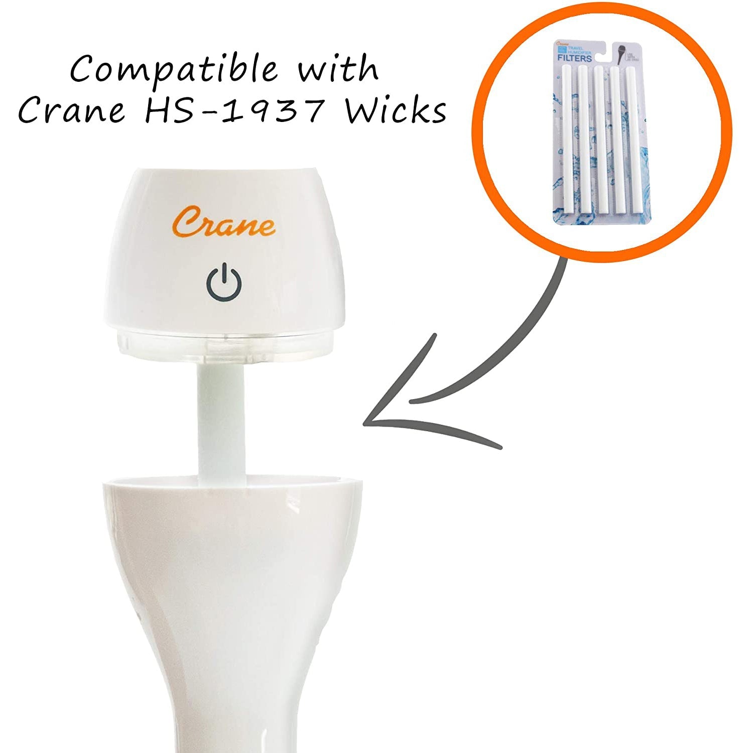 Crane USA INC EE-5950 Travel Ultrasonic Cool Mist Humidifier 2025 Cheap Online