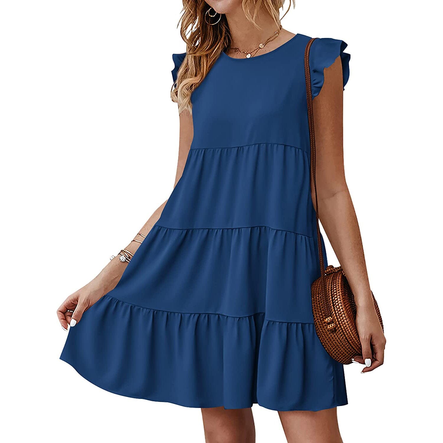 Women's Sleeveless Ruffle Sleeve Summer Dress Buy Cheap Extremely