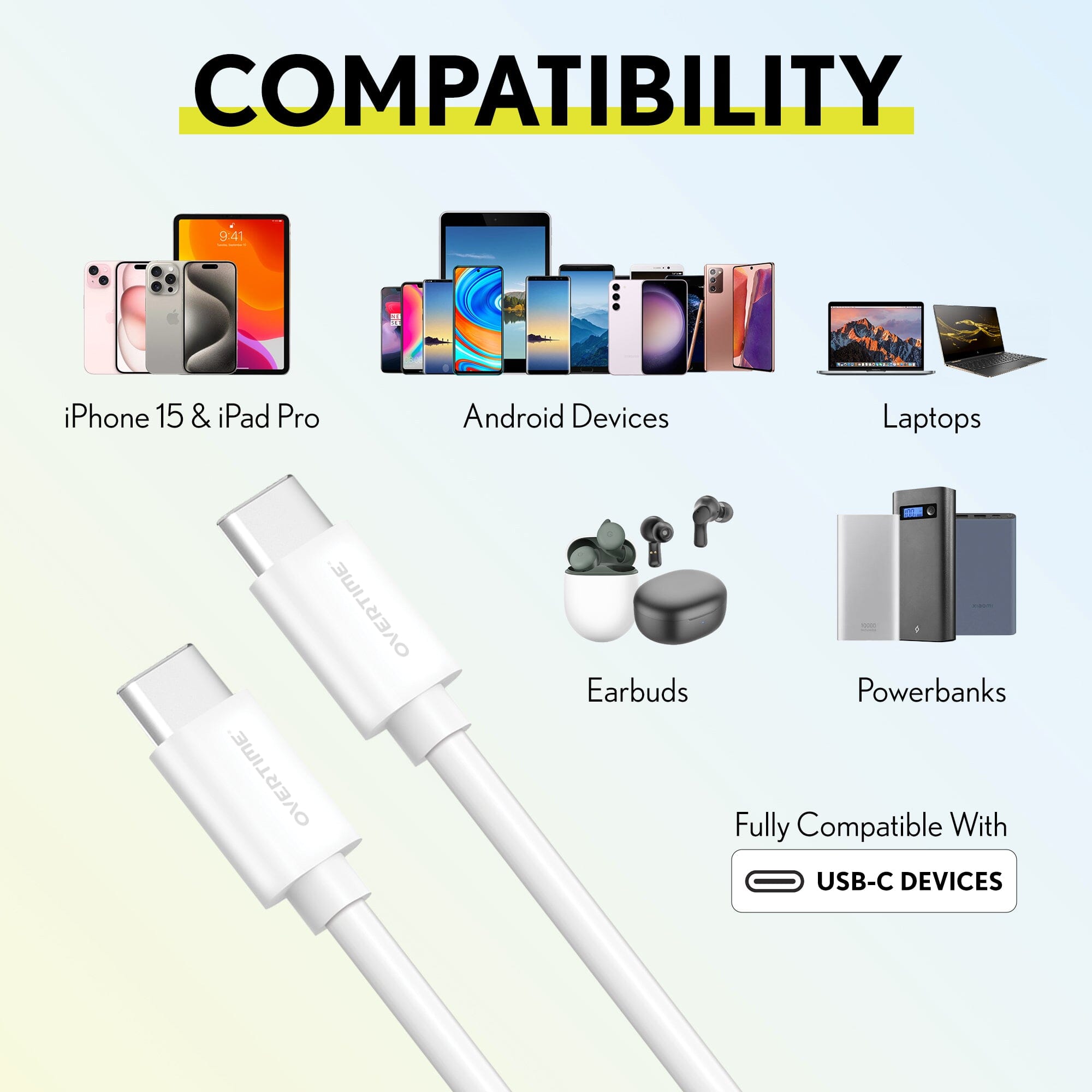 Overtime iPhone 15/Android Home Charging Kit Sale Choice