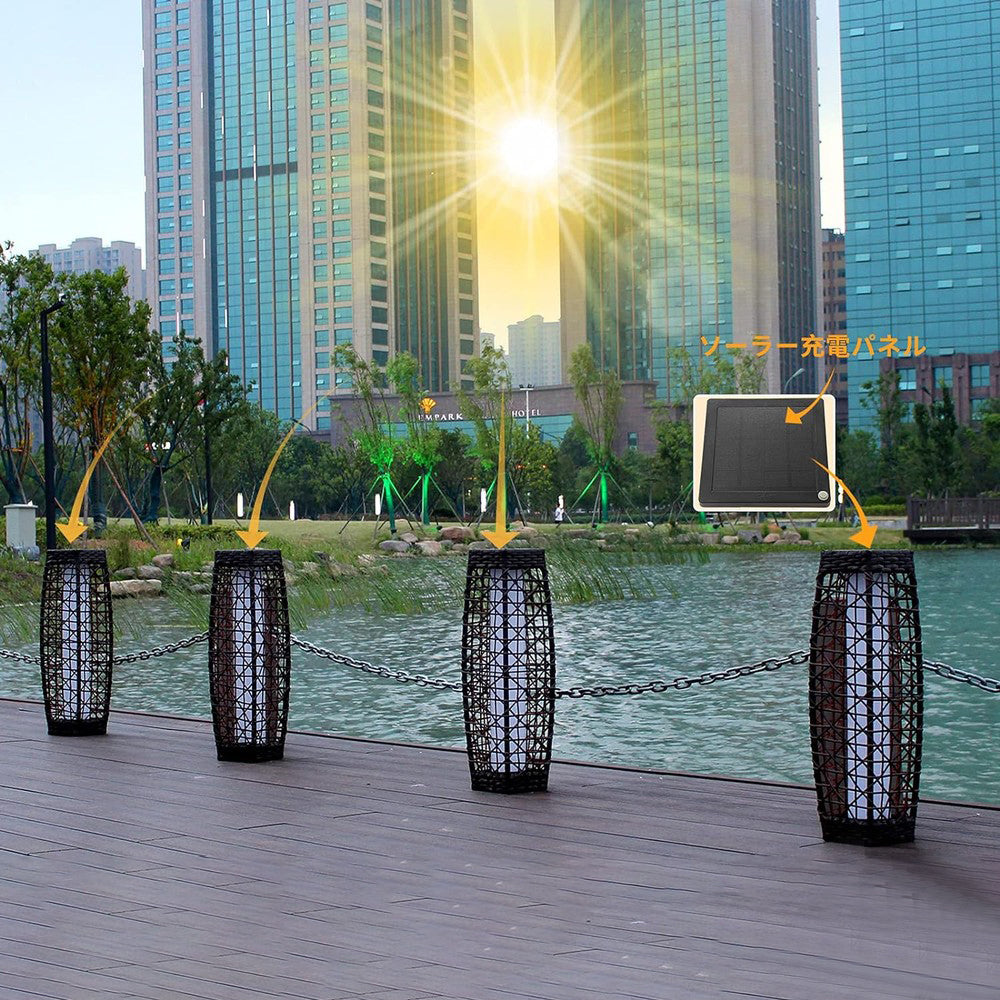 Solar Outdoor Floor Lamp Brand New Unisex