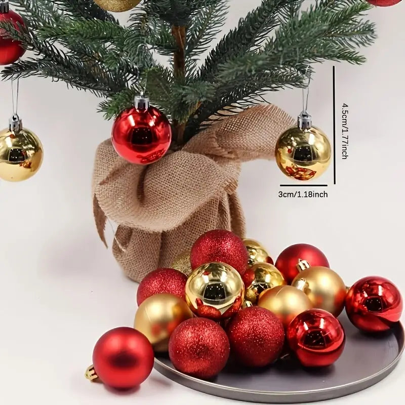 24-Pieces: Sparkling Christmas Balls Buy Cheap Free Shipping