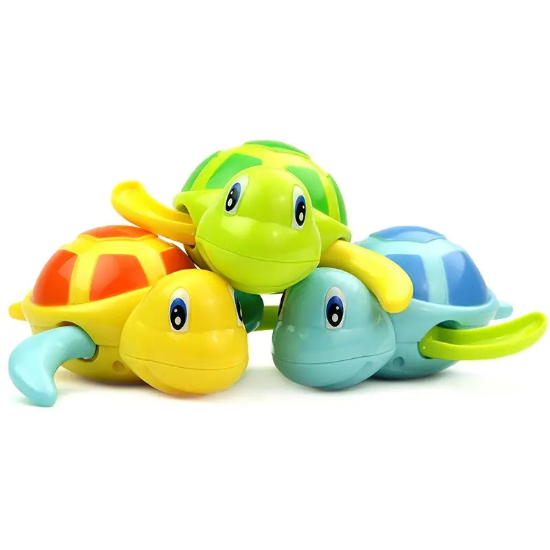 3-Pack: Fun Swimming Turtle Bath Toy Outlet View