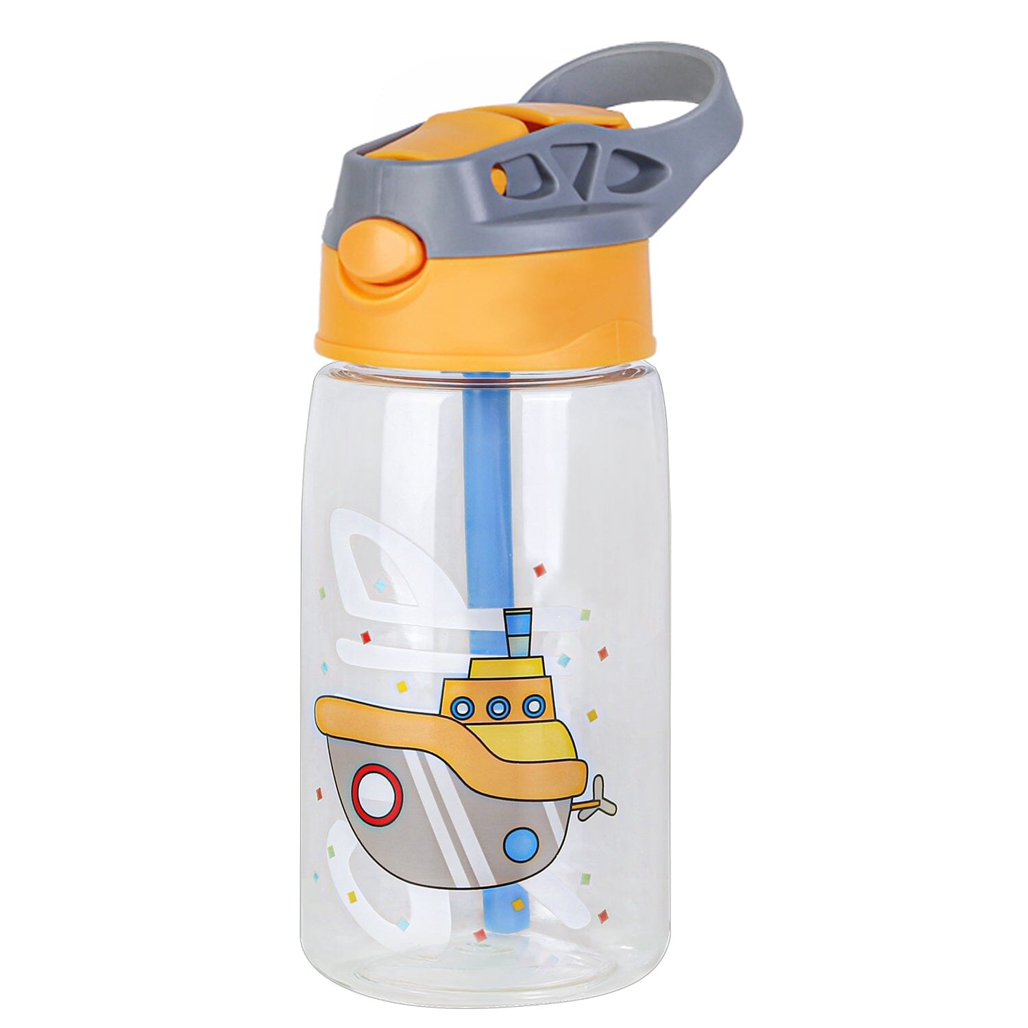 16.2oz Leak-proof Kids Water Bottle with Straw Push Button Genuine For Sale