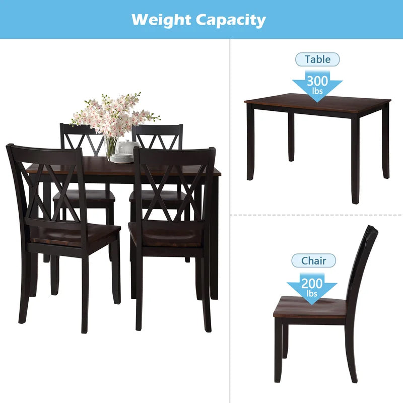 5-Piece: Dining Table Set How Much Cheap Online