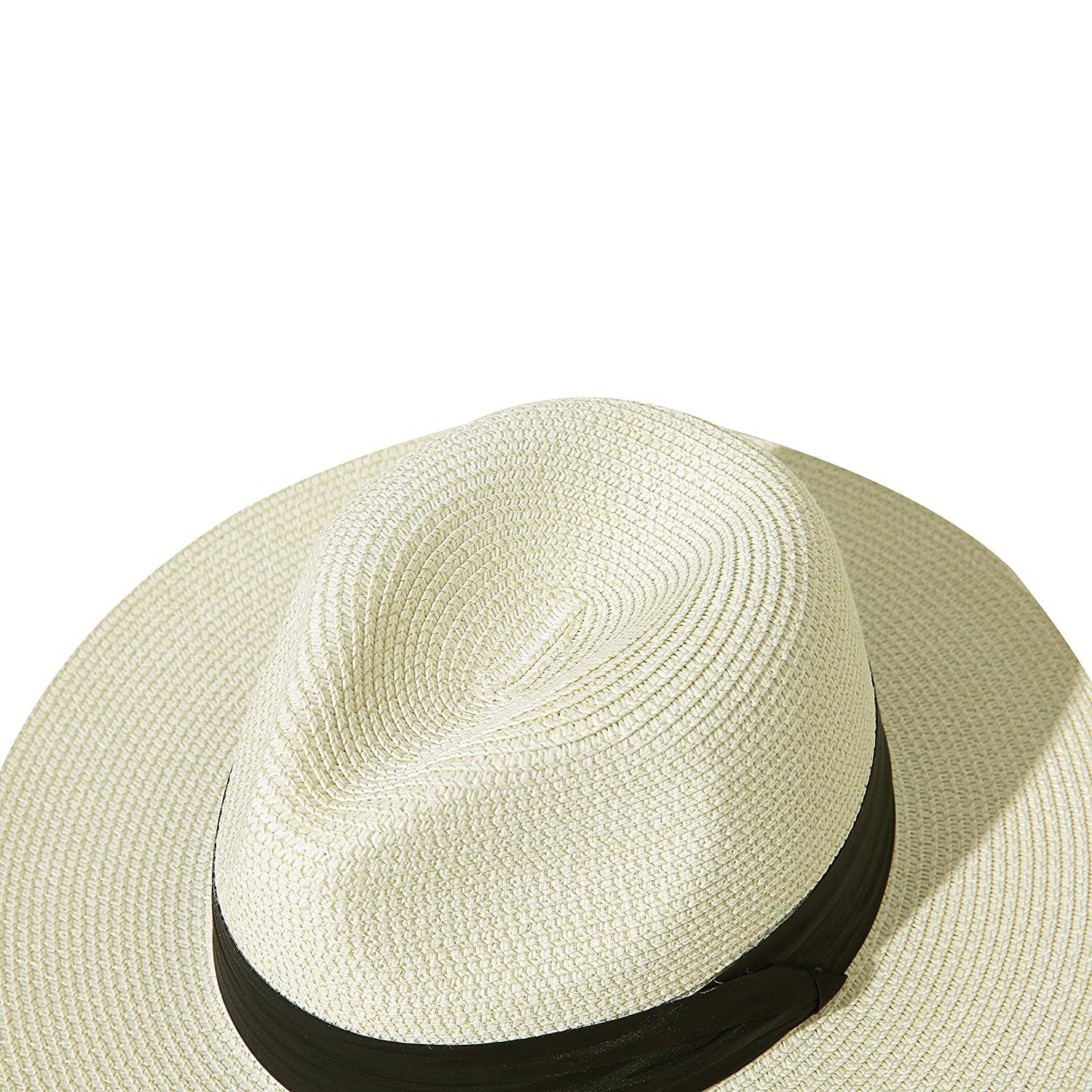 Women Wide Brim Straw Panama Roll up Hat With Mastercard Cheap Pice