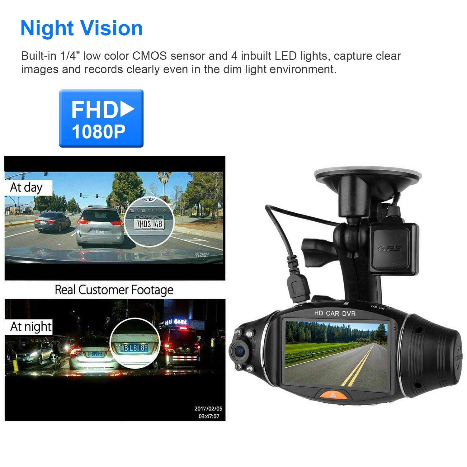 FHD 1080P Dual Lens Car DVR Dash Cam Big Discount Online