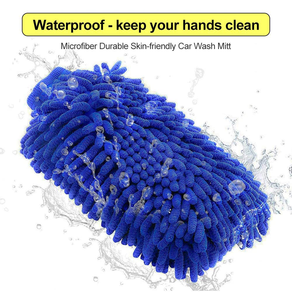 2-Pack: Large Size Microfiber Car Wash Mitt Buy Online