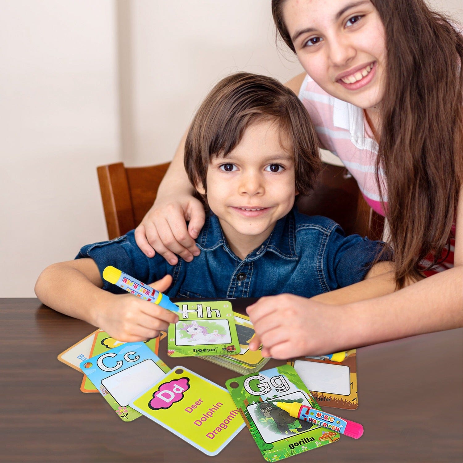 Alphabet Water Coloring Cards with 2 Magic Water Pens Buy Cheap Manchester Great Sale