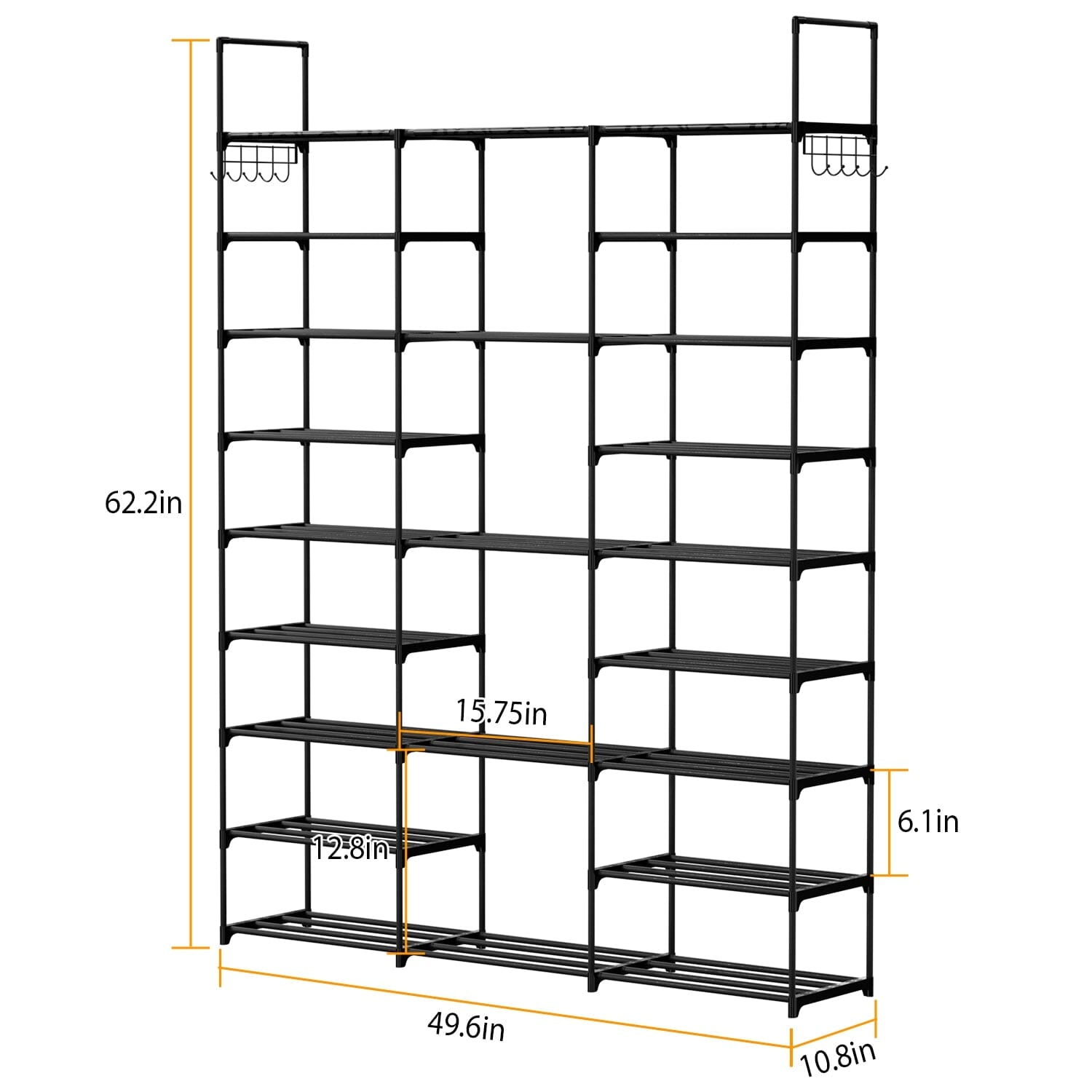 9-Tier: Shoe Rack Metal Storage Buy Cheap Very Cheap